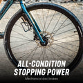 Grit Adventure Road Bike, 14 Speeds, 700c Wheels, Blue