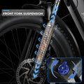 ANCHEER Electric Bike for Adults Peak 1000W Electric Bicycle 48V 15AH Battery Electric Bike 26" x 4.0" Fat Tire Mountain 28MPH 7 Speed Gears Electric Bike, Rear Rack, UL2849