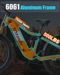 Dual Motors AWD 2000W Electric Bike for Adult 26'', UL2849 48V 30AH Removable Battery E - Mountain Bike 4.0 Fat Tire up to 35MPH&120miles Long Range Off - Road Ebike Beach Dual Hydraulic&Brakes E - Bicycle