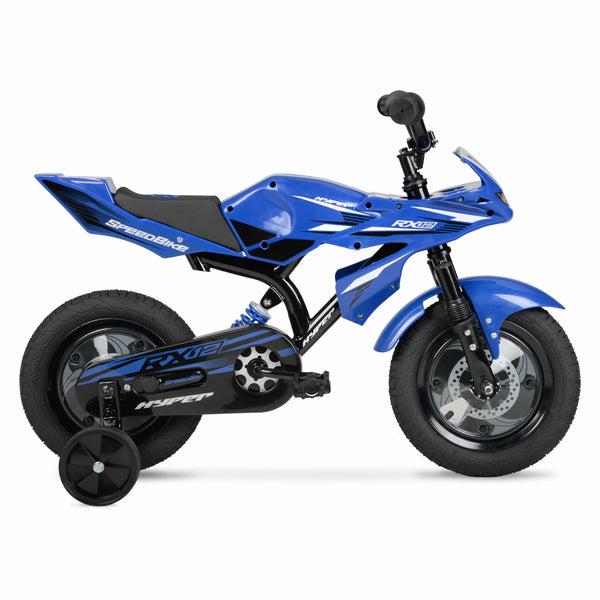 12" Hyper Speed Bike, Childs Bicycle; Kids Ages 2 - 4 Years Old, Blue, Character Group: Speed