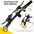 Swagtron Swagcycle EB5 Pro Plus Lightweight Aluminum Folding Electric Bike with Pedals (Recertified)
