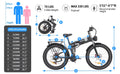Dual Motor PEAK 3000W Electric Bike for Adults, 31mph 48V 23ah Electric Bicycle, 26" Fat Tire Mountain Bike UL2849