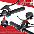Mountain Bike, Shimano 21 Speeds Drivetrain, Stainless Steel Frame 26 in Wheels, for Men Women Men'S MTB Bicycle, Black