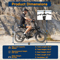 Movcan 20" 48 V Electric Mountain Ebike