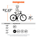 26" Dolomite Mens Fat Tire Bike, 7 Speeds, Black