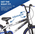Kent Bicycles 20" Boy'S Ambush BMX Child Bike, Black/Blue