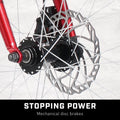 Mongoose Dolomite Adult Fat Tire Mountain Bike, 26 - Inch Wheel, Red