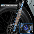 ANCHEER Electric Bike for Adults Peak 1000W Electric Bicycle 48V 15AH Battery Electric Bike 26" x 4.0" Fat Tire Mountain 28MPH 7 Speed Gears Electric Bike, Rear Rack, UL2849
