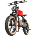 Hidoes B10 Electric Mountain Bike for Men/Woman 1000W Adult Electric Bicycle 20" Fat Tire Off Road E - Bike with Removable Battery up to 28 Mph, Free Shipping, Red