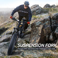 Totguard 26"x4" Electric Bike, Fat Tire 500W Ebike, Foldable Electric Bicycles E Bikes for Adults Electric 48V 10ah Battery, Dual Shock Absorber, Lockable Fork UL2849