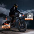 Electric Dirt Bike for Adults, 60V 35ah, 3000W 45 MPH & 37 - 68 Miles Electric Motorcycle, 25'' Fat Tire Off - Road Mountain Bike UL2849