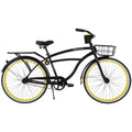 Body Glove 26 in Mens Beach Cruiser Bike, Black, by Huffy
