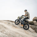 AMYET G60 Peak 1500W Electric Bike, 20" Fat Tire E - Mountain Bikes, 48V 20ah 32MPH Ebike for Adults Full Suspension UL2849