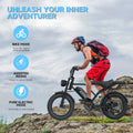 AOVOPRO AP20 Electric Bike for Adults 20 X 4.0 Fat Tire, 750W Off - Road E Bike, E - Mountain Bike 48V 15.6AH UL2849