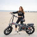 Wallke H9 AWD 3200W Dual Motor Electric Bike for Adult, 82ah 48V Dual Battery Long Range E - Bicycle, 31 - 34MPH Fast Ebike, 20" Fat Tire Offroad Full Suspension Folding, 3mm Aluminum Alloy Frame, UL2849