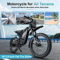 Hipatoo 26" Electric Bike 500W 20MPH E - Bike, 36V 10.4ah Battery, Ebike for Adults, E Bike UL2849