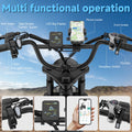 AOVOPRO AP20 Electric Bike for Adults 20 X 4.0 Fat Tire, 750W Off - Road E Bike, E - Mountain Bike 48V 15.6AH UL2849