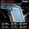 Freego X2pro 6000W(Peak)Motor 60V 30ah Battery Electric Motorcycle for Adults, Electric Dirt Bike Teens, 50MPH Off Road Electric Bicycle, 19x2 Full Suspension/Four - Piston Hydraulic Brake UL2849