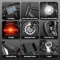 Ridstar Electric Biycle for Adults, 1200W 32MPH, 48V 20AH Electric Dirt Bike, 20" Fat Tire 7 Speed Mountain Bike UL2849