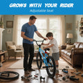 XJD Freestyle BMX Bike for Teen Beginner 8 - 12 Years Old Kids, 20 in Kids Bike with Hi - Ten Steel Frame, U - Brake and Hand - Brake Levers