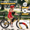SPPTTY 20 - 24 in Bike, 6 - Speed Mountain Bike for Men Women Boys Girls, Comfort Saddle, Blue