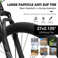 27" Mountain Bike, 21 - Speed Dual Disc Brakes with Aluminum Frame - Black