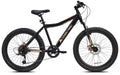 Ozark Trail 24" Glide Mountain Bike, 8 Speed, Black, Teen, Unisex