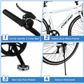 26" Mountain Bike 6-Speed Drivetrain Cycling Bicycle with Dual C-Brakes, Adjustable Seat & All-Terrain Tires, MTB City Bike for Men Women Teens