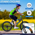 SPPTTY 20 - 24 in Bike, 6 - Speed Mountain Bike for Men Women Boys Girls, Comfort Saddle, Blue