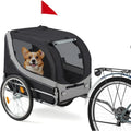 AECOJOY Dog Bike Trailer, Large 55'' Pet Bicycle Carrier for Small and Medium Dogs