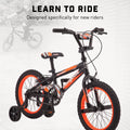 16" Mutant Kid'S BMX Bike, Ages 3 - 5, Black & Orange