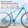 SPATIAL 24/26/27.5/29 in Mountain Bike, 8/21 Speed Lightweight Aluminum Magensium Frame Mountain Bicycle, Fits Men Women Teenagers Adult Disc Brake MTB Bicycle