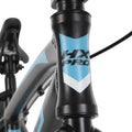20 - Inch BMX Bikes HX - Pro Bike, Black with Teal, Aluminum Frame