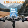 MISODO Electric Bike for Adults 26", 750W Peak E - Mountain Bike 48V 10AH, 25mph 45miles Range Electric Mountain Bike, E - Mountain Bikefor Adults Off - Road, Professional 7 - Speed UL2849