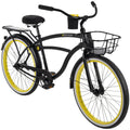 Body Glove 26 in Mens Beach Cruiser Bike, Black, by Huffy