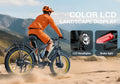 Peak 5000W - Electric - Bike for Adults - Men, Dual - Motor - Ebike 50MPH - Hunting - Ebike, 60V 25AH Long Range Dirtbike, 26" x 4.0 Fat - Tire - Electric - Bicycle, AWD 21 - Speed Mountain Bike for Off - Road Snow Sand