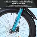 Electric Bike for Adults, 1000W E Bikes for Men, 26" Fat Tire Electric Bikes, 48V 17.5AH Battery, 28MPH, 7 Speed&Dual Hydraulic Disc Brakes, LCD Screen, 60miles Range, Electric Mountain Bicycle