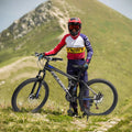 24 in Dual/Front Suspension Mens Womens Mountain Bike, 21 Speeds Dual Disc Brake, High - Carbon Steel Frame, Trail Beach Snow Commuter City Bikes, Black