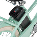 Nel Lusso 26 - Inch 7 - Speed Electric Cruiser Bike with Throttle, Mint Green, 36V, 350W, UL 2849 Compliant, by Huffy