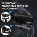 LNOW Commercial Built - in Bluetooth Fan Exercise Bike, Adjustable Air Resistance with Dual - Action Handlebars, Heavy Duty Indoor Cycling Bike for Home Gym Traininning, 350 lb Arm/Leg Cardio Workout