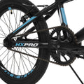 20 - Inch BMX Bikes HX - Pro Bike, Black with Teal, Aluminum Frame
