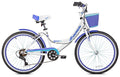 Kent 24" Bayside Multi - Speed Girl'S Bike, White/Purple