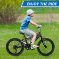 SPPTTY 20 - 24 in Bike, 6 - Speed Mountain Bike for Men Women Boys Girls, Comfort Saddle, Blue