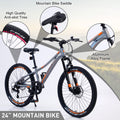 Meghna 24 in Mountain Bike Aluminum Alloy Frame 7 Speed Bicycle for Unisex Students