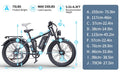 Dual Motor PEAK 3000W Electric Bike for Adults, 31mph 48V 23ah Electric Bicycle, 26" Fat Tire Mountain Bike UL2849