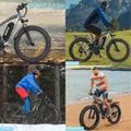 Dual Motor PEAK 3000W Electric Bike for Adults, 31mph 48V 23ah Electric Bicycle, 26" Fat Tire Mountain Bike UL2849