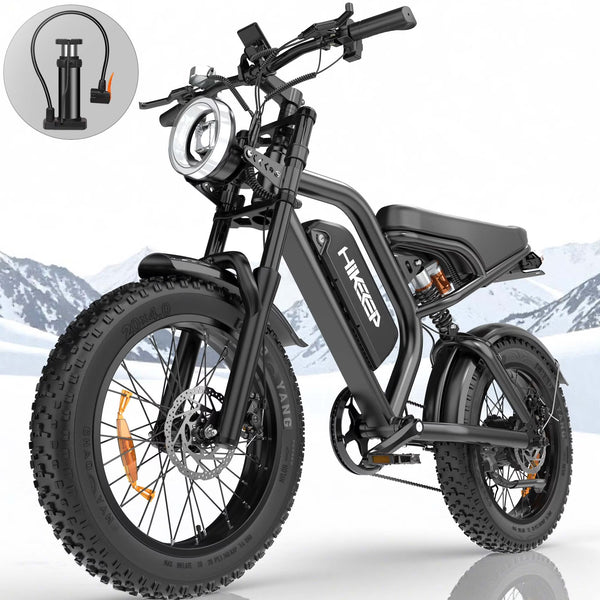 Electric Bike for Adults 20" Fat Tire, Max 32MPH Ebike, 1500W Peak E - Mountain Bike 48V 15ah UL2849