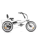 Addmotor M - 360II Semi - Recumbent Electric Trike, 85MI, Fat Tire 3 Wheel Electric Bike for Adults, 750W 48V 20ah Electric Tricycle for Seniors, 20" Electric Trike with Speed Differential, Green