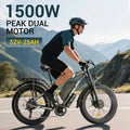 3000w（peak)Motor 190NM Electric Bike SMLRO MX500 for Adults, with 52v25ah Battery E Bicycles, 24" Fat Tire All - Terrain Electric Bicycle for Adult, Max 37MPH Ebike, 7 - Speed UL2849