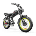 EMOKO C93 Electric Bike - Dual 2000W Motors - Removable 23ah Battery - up to 100 Km Range - Shimano 7 - Speed Gears - Hydrualic Brake - 20" Wheels, Blue Color